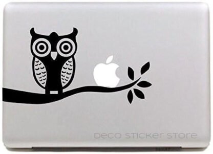 Sticker autocollant MacBook Hibou Deco Sticker Store