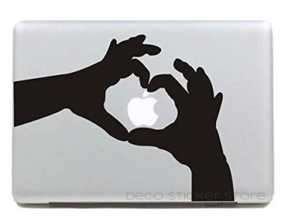 Sticker autocollant MacBook Mains Love Deco Sticker Store
