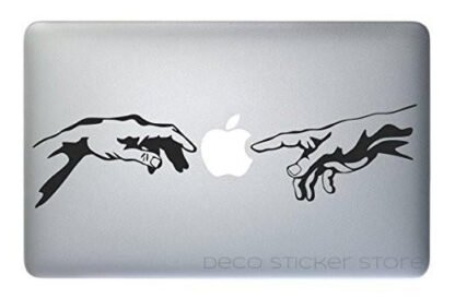Sticker autocollant MacBook mains Deco Sticker Store