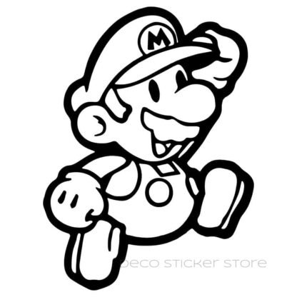 Sticker autocollant Mario et Luigi Deco Sticker Store