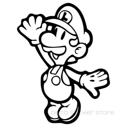 Sticker autocollant Mario et Luigi Deco Sticker Store