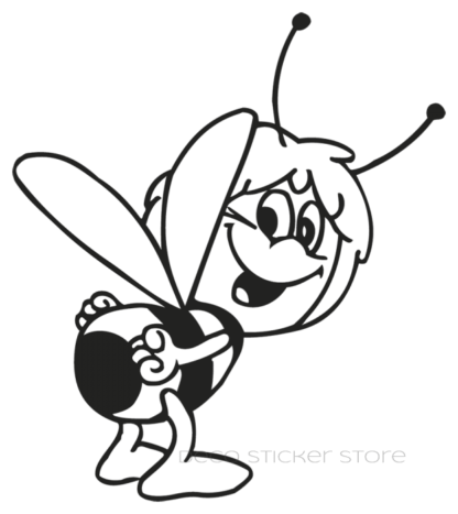 Sticker autocollant Maya l'abeille Deco Sticker Store