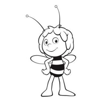 Sticker autocollant Maya l'abeille à personnaliser Deco Sticker Store