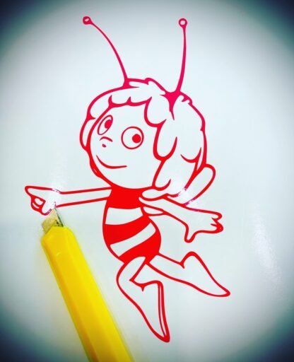 Sticker autocollant Maya l'abeille vole à personnaliser Deco Sticker Store