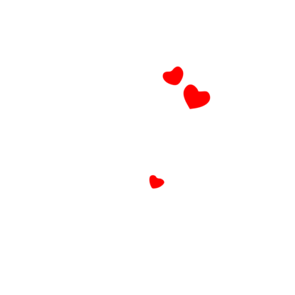 Sticker autocollant Mickey et Minnie  bisous coeur couleur et taille au choix Deco Sticker Store
