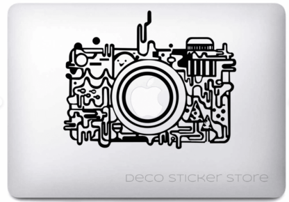 Sticker autocollant appareil photo  MACBOOK Deco Sticker Store