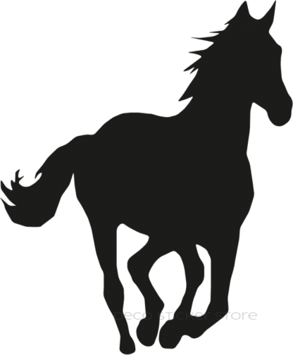Sticker autocollant cheval au galop ombre Deco Sticker Store