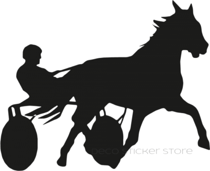Sticker autocollant cheval de course Deco Sticker Store