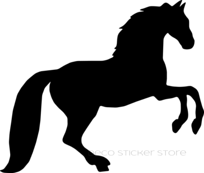 Sticker autocollant cheval ombre saut Deco Sticker Store