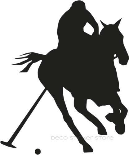 Sticker autocollant cheval polo sport Deco Sticker Store