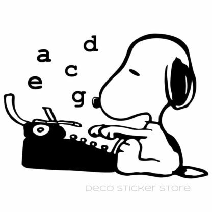 Sticker autocollant chien Snoopy Deco Sticker Store