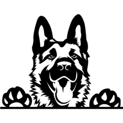 Sticker autocollant chien berger allemand Deco Sticker Store