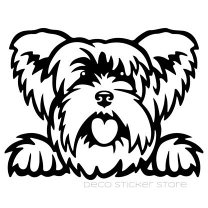 Sticker autocollant chien yorkshire Deco Sticker Store