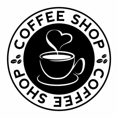 Sticker autocollant coffee shop Deco Sticker Store