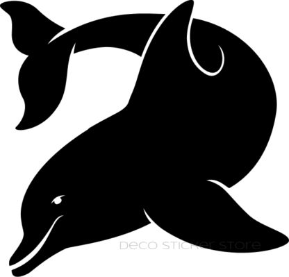 Sticker autocollant dauphin Deco Sticker Store