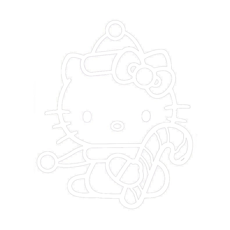 Sticker autocollant hello Kitty Noël Déco Sticker Store3.90€