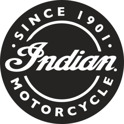 Sticker autocollant moto indian rond Deco Sticker Store