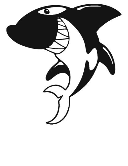 Sticker autocollant poisson requin Deco Sticker Store