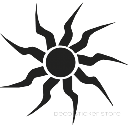 Sticker autocollant soleil tribal Deco Sticker Store