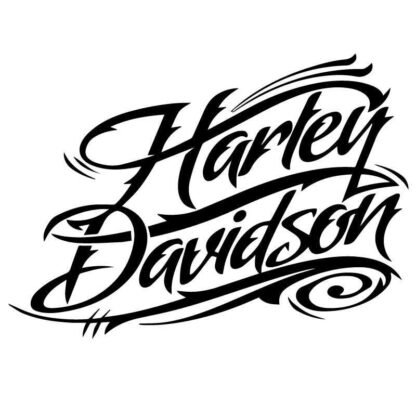 Sticker moto Harley Davidson signature modèle 4 Deco Sticker Store