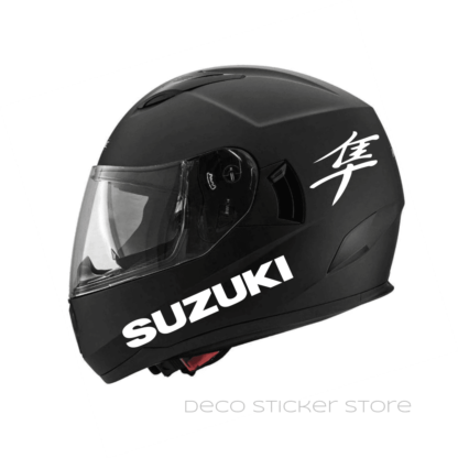 casque moto Lot de 4 stickers autocollants Suzuki Hayabusa Deco Sticker Store