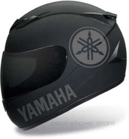 casque moto Lot de 4 stickers autocollants Yamaha Deco Sticker Store