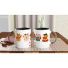 Mug  325 ml (11 oz) avec intérieur coloré Maneki neko à personnaliser