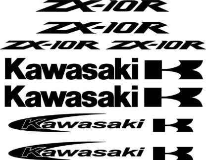kit Stickers autocollant moto Kawasaki ZX 10R Deco Sticker Store