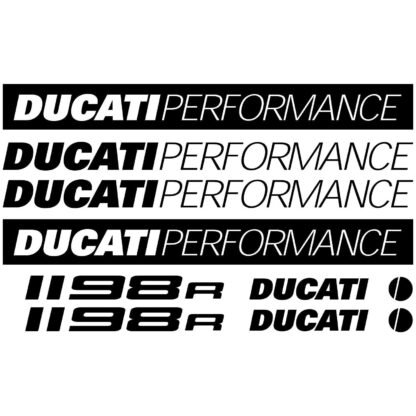 kit Stickers moto Ducati 1198R Deco Sticker Store