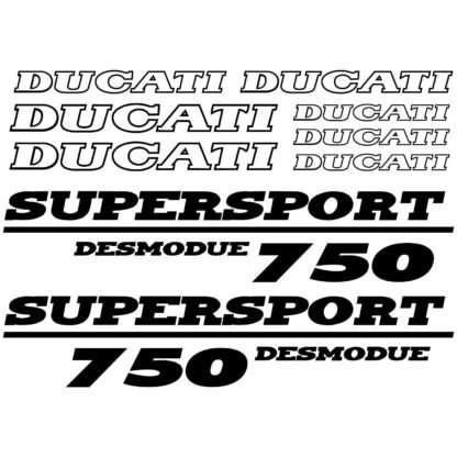 kit Stickers moto Ducati 750 desmodue Deco Sticker Store