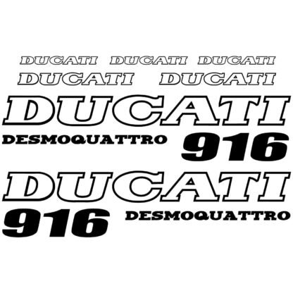 kit Stickers moto Ducati 916 desmoquattro Deco Sticker Store