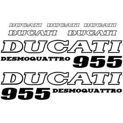kit Stickers moto Ducati 955 Desmoquattro Deco Sticker Store
