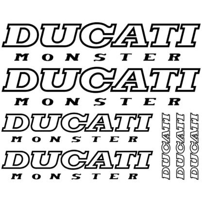 kit Stickers moto Ducati monster Deco Sticker Store