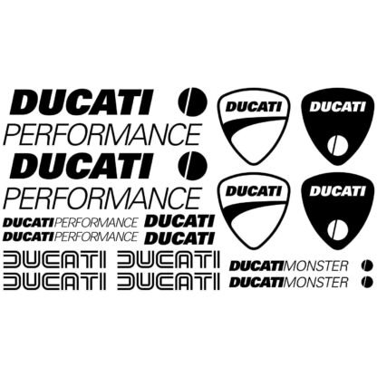 kit Stickers moto Ducati performance monster Deco Sticker Store