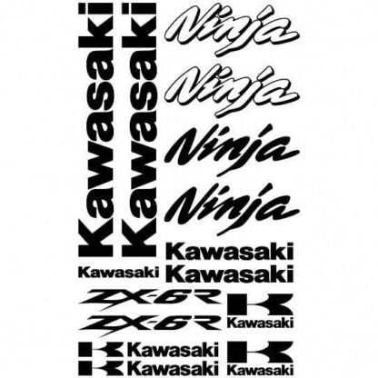 kit Stickers moto Kawasaki ninja ZX 6R Deco Sticker Store