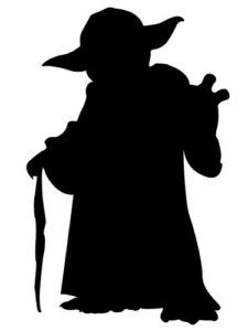 Sticker Autocollant Star wars yoda héro U87311