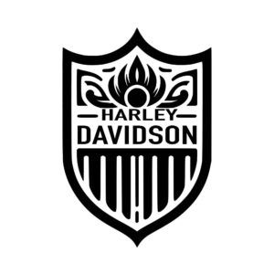 Sticker autocollant écusson Harley Davidson HD204
