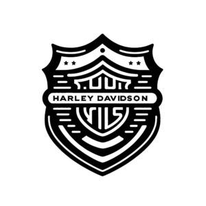 Sticker autocollant écusson Harley Davidson HD205