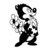 Sticker autocollant tic et tac TT204