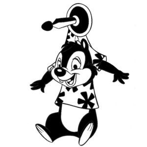 Sticker autocollant tic et tac TT206