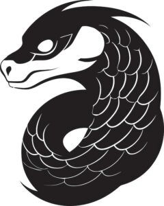 Sticker Autocollant serpent cobra animaux  ANI101