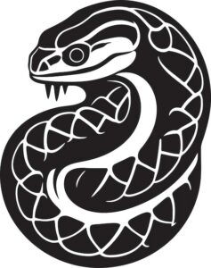 Sticker Autocollant serpent animaux  ANI131