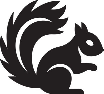 Sticker Autocollant ecureuil animaux  ANI134