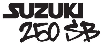 Sticker Autocollant suzuki 250sb moto  MT37