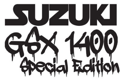 Sticker Autocollant suzuki gsx1400 special edition moto  MT38, Déco Sticker Store