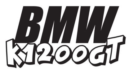 Sticker Autocollant bmw k1200gt moto  MT39