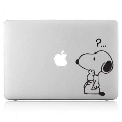 Sticker Autocollant snoopy macbook  MB1249