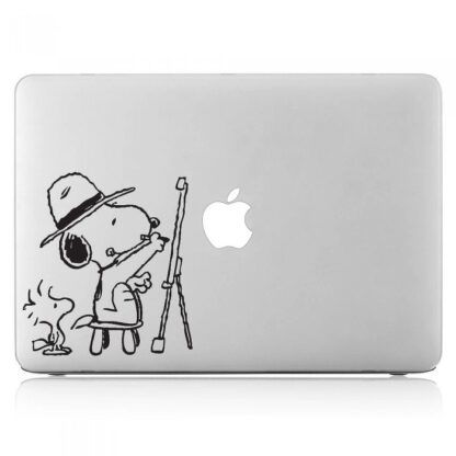 Sticker Autocollant snoopy macbook  MB1242