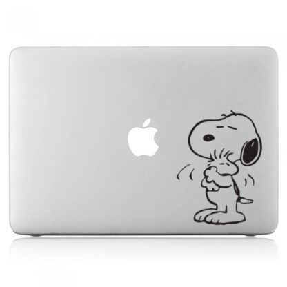 Sticker Autocollant snoopy macbook  MB1246