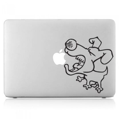 Sticker Autocollant barking chien macbook  MB0950